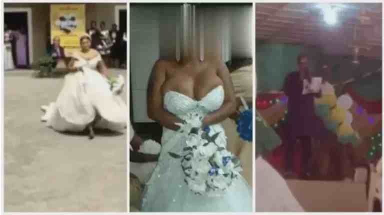 “Go And Wear Pants” – Pastor Chases Out Bridesmaid At Wedding Over Indecent Dressing [Video]