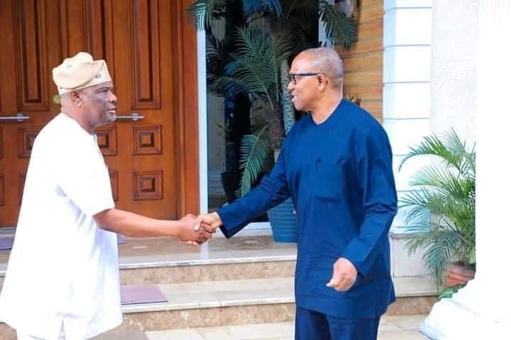 Just In: Amid Defection Rumour,  Peter Obi Meets Gov Wike in Rivers