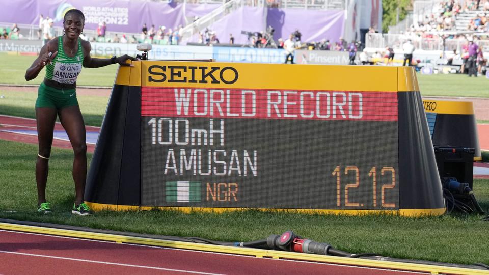 Video: How Nigeria’s Tobi Amusan Won 100m Hurdles Gold After Breaking Record