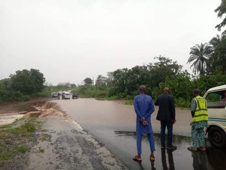 Oyo Begins Immediate Repair of Flooded Section of Moniya-Iseyin Road