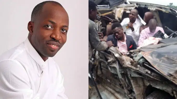 PHOTOS:Gospel Singer, Dunsin Oyekan Survives Horrific Accident