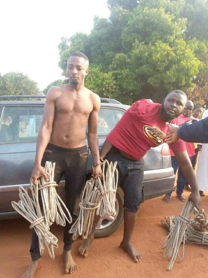 Photos:Two Men Who Stole Community Power Cables To Buy Xmas Dress For Girlfriend Arrested – [How It Started…] Eaglessightnews