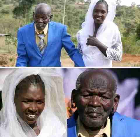 LOVE NWANTITI💕: How 99-Year-Old Man Marries His 40-Year-Old Girlfriend After …(Photos)|Eagle’s Sight News