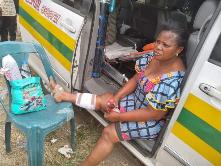 JUST-IN: 3 Injured As Explosion Rocks APC Campaign Rally In Rivers(Photo)