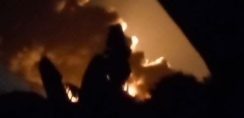 JUST IN: Fire Guts Warehouse In Oyo