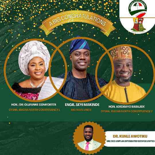 A Well Deserved Victory-Kunle Awotiku Congratulates Makinde, Comforter,Babajide