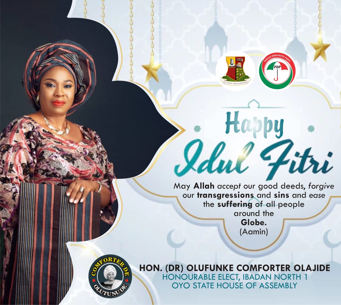 Eid- ul-Fitri: Abide With The Lessons Of Ramadan OYSHA Elect, Comforter Felicitates Muslims.