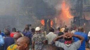 Fire Guts Alaba International Market 