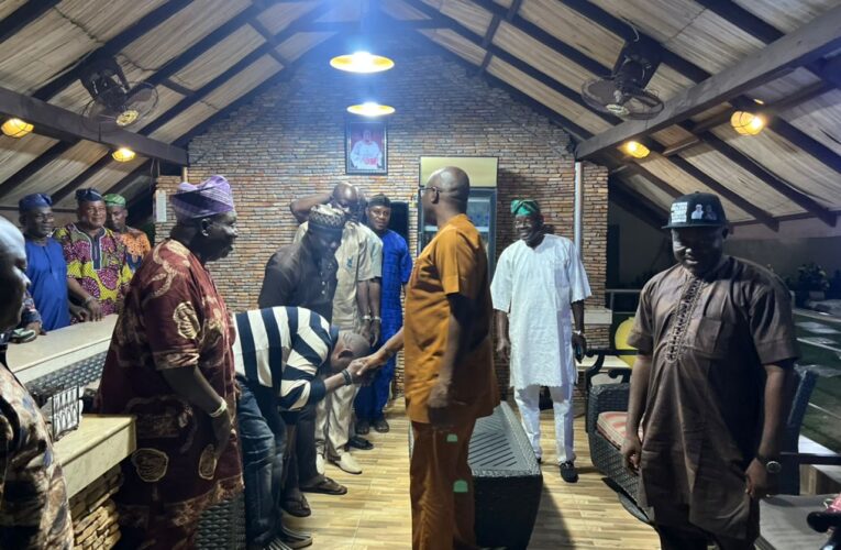 BREAKING: Newly Appointed Excos of Oyo Park Management System Visit Makinde[Video+Photos]