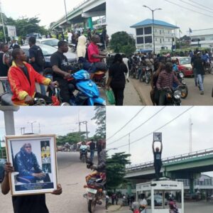 Just In:Protesters Storm Ibadan,Demands Justice For Mohbad[Photos]