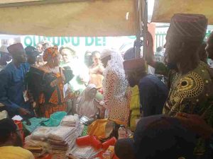 100-Day In Office: Mammoth crowd In Ibadan North Agog As Comforter Commissions Constituency1 Office, Presents Awards, Gifts Out Cash To Residents(Photos)