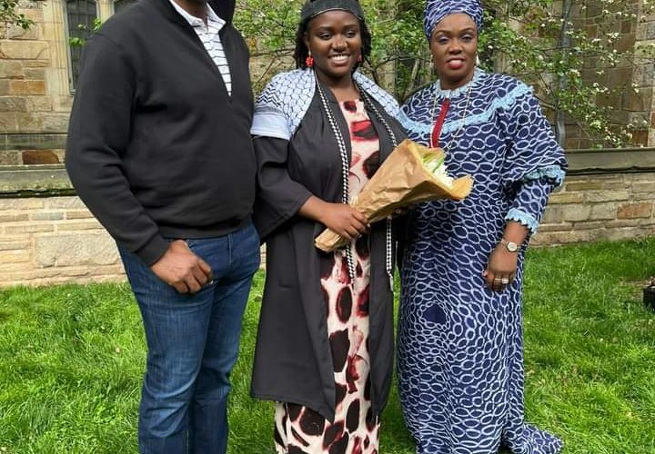 Pictorial:”I’m Glad I’ve One Less School Fees To Pay…” -Makinde Cheers Daughter On Graduation