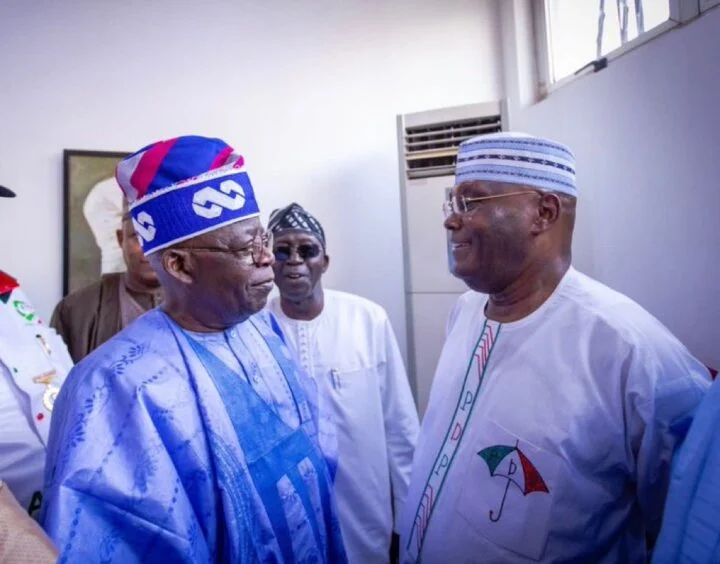 ‘I hope all is well with him’ — Atiku comments on Tinubu’s fall and posts video