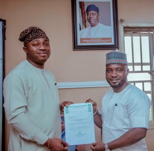 Breaking: In Oyo, Ibadan North LG Chairman, Olufade, Appoints  Chief of Staff(Photo)