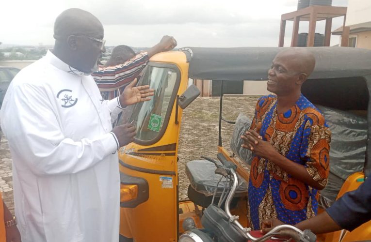 Reps’ Member, Odidiomo Empowers Constituents With Motorcycle, Tricycle