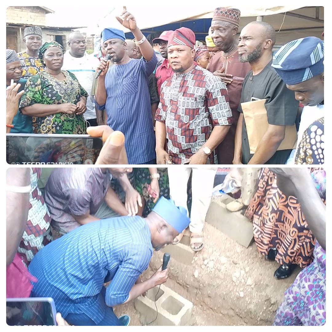 Oluyole LG Boss, Olatunji Lays Foundation For Construction Of New Amotekun Base At Ayegun-Olunde