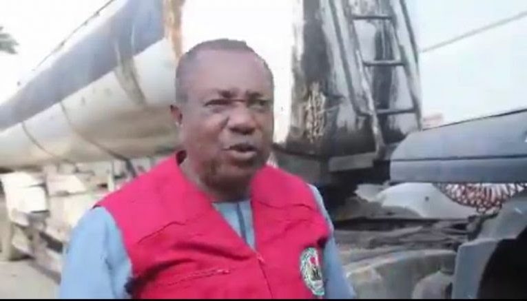 VIDEO: NAFDAC Seizes Petrol Tankers Transporting Vegetable Oil in Lagos