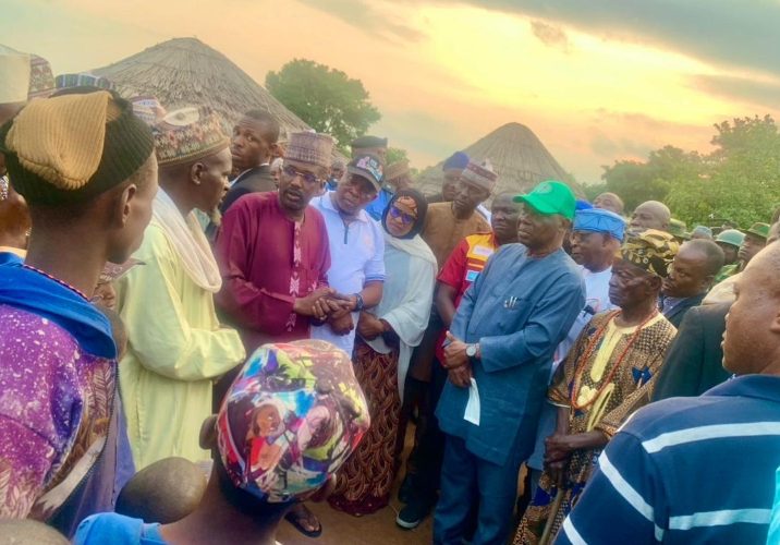 Oyo Acting Gov , Lawal Visits Attacked Village in Oke Ogun