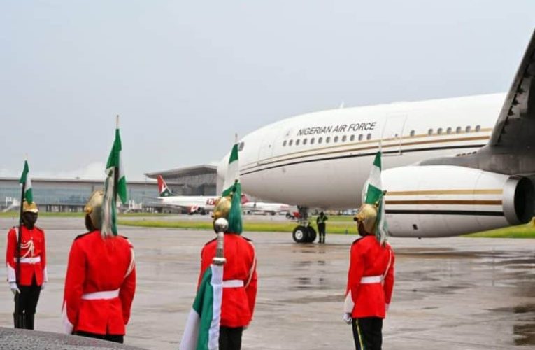 EXPOSED:New Presidential Jet Purchased From Saudi Arabia Refurbished For Use