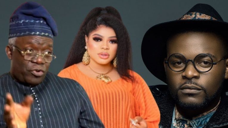 Hold VeryDarkMan Accountable, Bobrisky Replies Falana, Falz