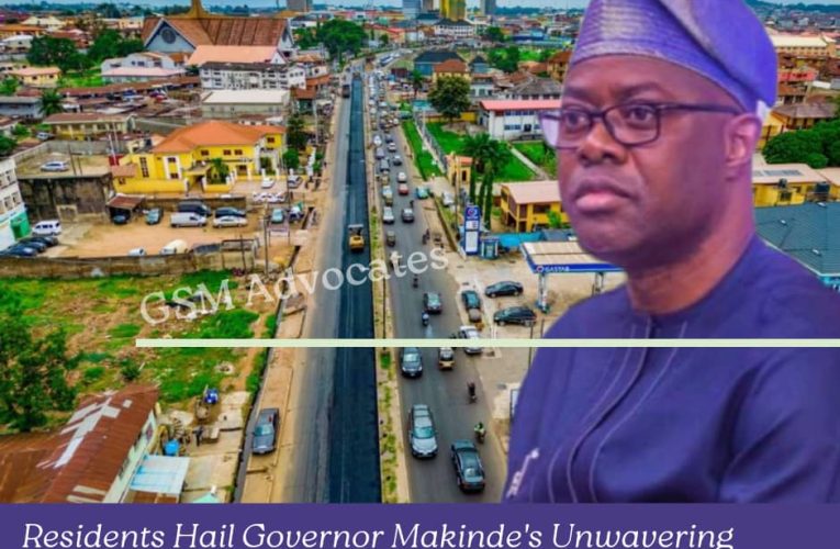 Residents Hail Governor Makinde’s Unwavering Commitment to Infrastructure Development