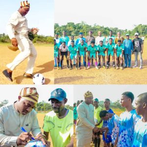 Council Chairman, Olufade Officially Kicks Off Under-18 Football Competition In Ibadan North LG