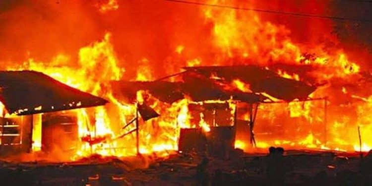 Just In:Inferno Engulfs Popular Ibadan Spare Parts Market , Days after Stampede