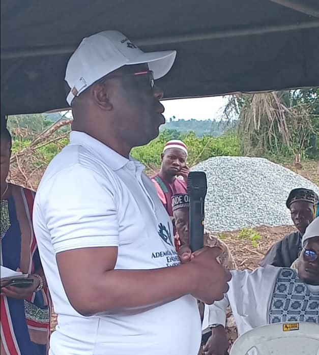 Agoro Lays Foundation of Joshua Agoro College, Erinmo Ijesha