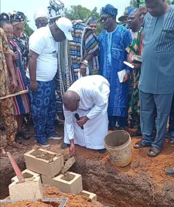 Agoro Lays Foundation of Joshua Agoro College, Erinmo Ijesha