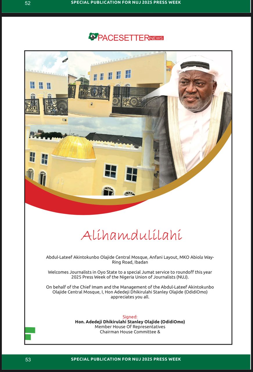 Odidiomo Joins Oyo NUJ for Special Jumat Prayer to Mark 2025 Press Week