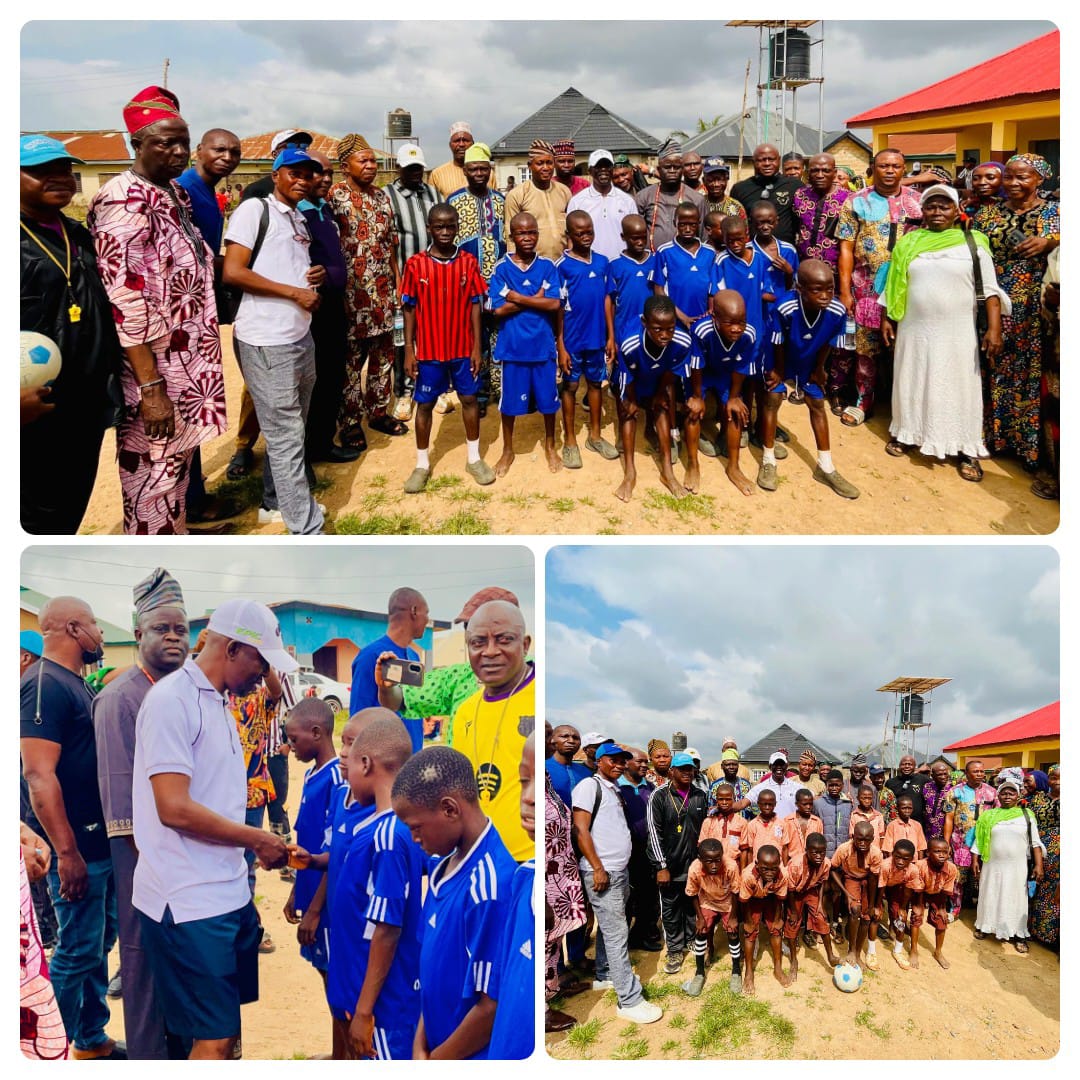 116 teams battle for the trophy as Akeem Olatunji Kicks Off Primary School Football Competition in Oluyole
