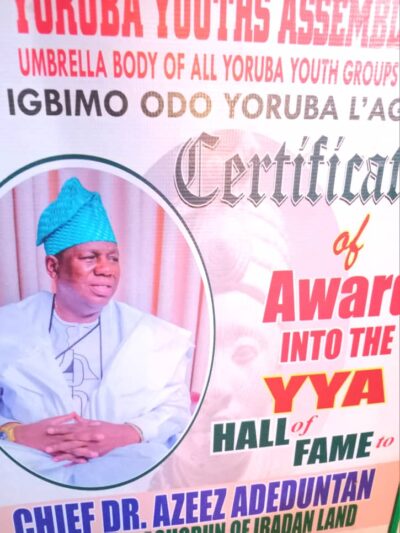 Yoruba Youth Group Says Adeduntan is Choice of All