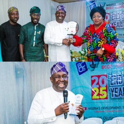 Ibadan North Council Chairman, Olufade Bags Grassroots Youth Impact Award From NUJ BCOS Chapel