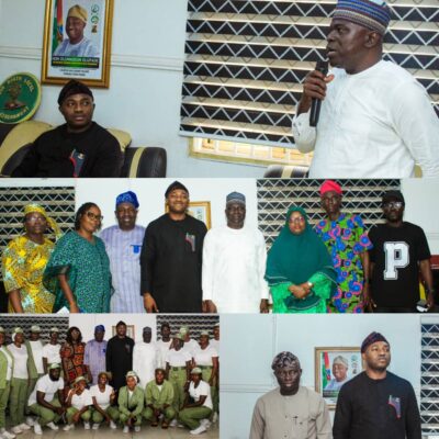 Olufade Receives Oyo NYSC State Coordinator, Kayode Ola Peters, Strengthens Ties