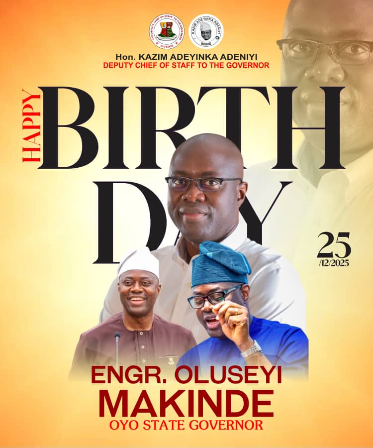 A Rare Gift To Oyo State: Hon. Kazim Adeyinka Bibire Celebrates His Principal, Gov. Makinde, At 58