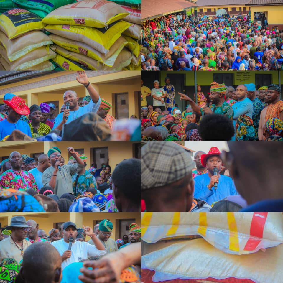 Xmas/New Year: Jubilation As Ibadan North PDP Holds Grand Final Meeting Of 2025, Distributes Rice, ₦12m To Members