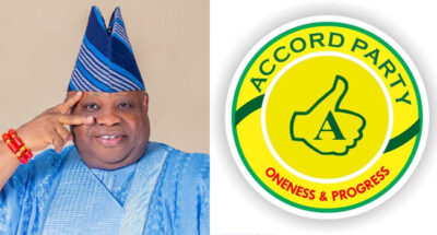 BREAKING: Adeleke Joins Accord Party