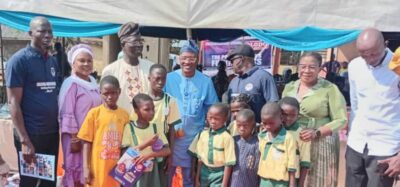 61st Birthday: TNT National Coordinator Adeogun Donates School Materials, Urges Pupils on Education