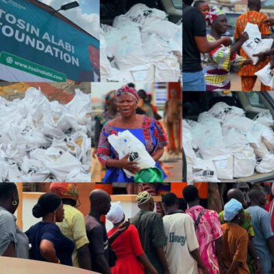 Joy Across Egbeda/Ona Ara as Tosin Alabi Reaches 1,000 Residents with Festive Support