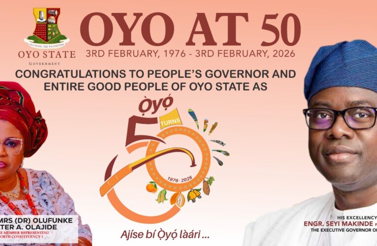 Oyo@50:Hon.Olufunke Comforter Applauds Makinde, Ladoja, Jemibewon, Other Icons of State Development