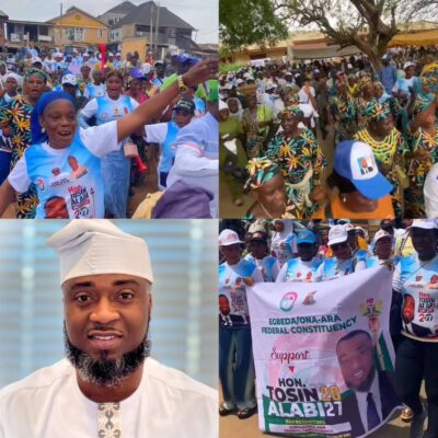 Egbeda/Ona Ara 2027: Hon. Tosin Alabi Appreciates Massive Support, Promises Inclusive, People-Oriented Representation