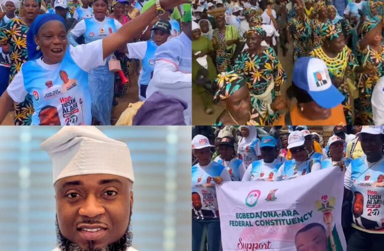 Egbeda/Ona Ara 2027: Hon. Tosin Alabi Appreciates Massive Support, Promises Inclusive, People-Oriented Representation