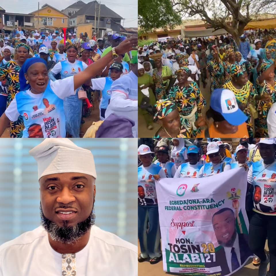 Egbeda/Ona Ara 2027: Hon. Tosin Alabi Appreciates Massive Support, Promises Inclusive, People-Oriented Representation