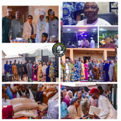 Ramadan: Oyo Lawmaker Comforter Adeniyi-Olajide Strengthens Community, Party Ties Through Courtesy Visits in Ibadan North