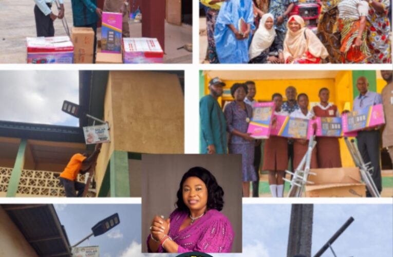 Breaking:Hon.Comforter Donates Generator, Installs Lights at Amotekun, Mount Olivet, Pays NECO and JAMB Fees