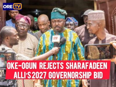 Òkèògùn Rejects Sharafadeen Alli’s 2027 Governorship Bid