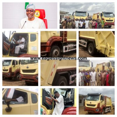 BREAKING: Makinde Procures Two 10-Ton Refuse Compactor Trucks for OYOWMA, Hon Biiro Expresses Gratitude (Photo+Video)