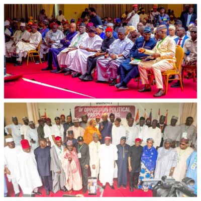 COMMUNIQUÉ: Opposition Parties Unveil “Ibadan Declaration,” Agree on Unified Strategy for 2027 Elections