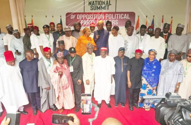 Breaking:2027 Race Heats Up as Opposition Unites Behind Single Presidential Flagbearer