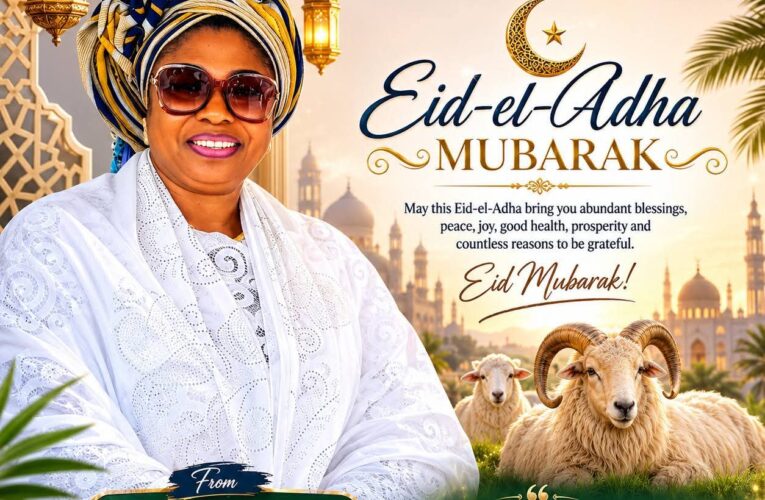 Eid-el-Adha: Hon. Comforter Felicitates Muslims, Distributes Rams, Food Items, Seeks Prayers for Security, Oriire Abductees’ Release